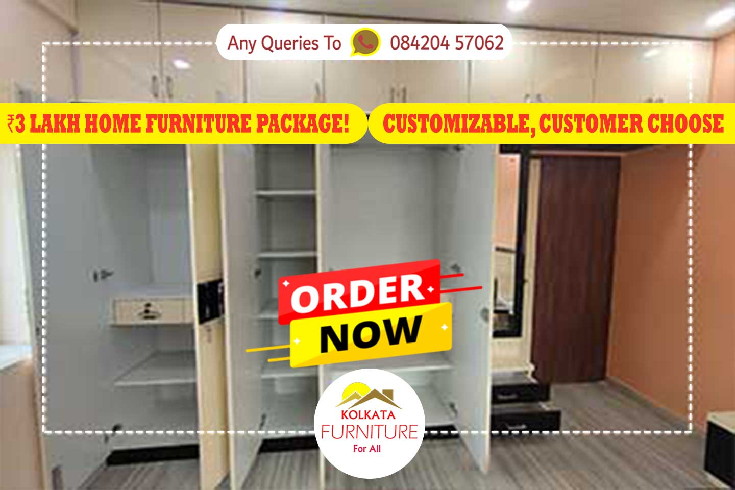 2 bhk home furniture under 3 lakhs