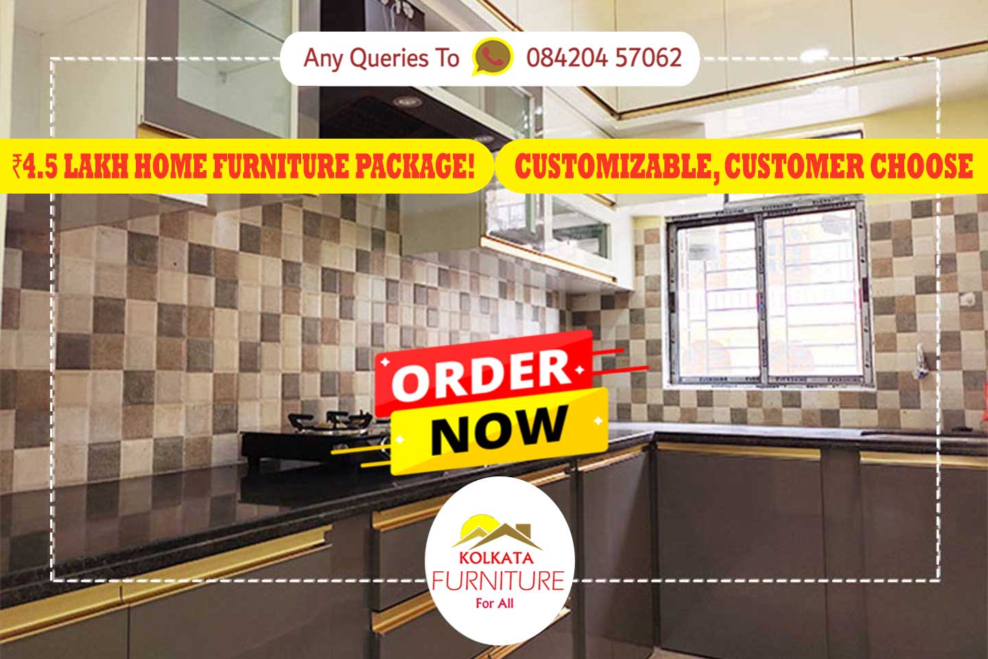 4.5 lakhs 2 bhk home furniture india