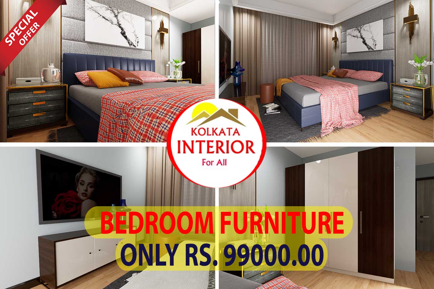 Bedroom Furniture Price ₹99000