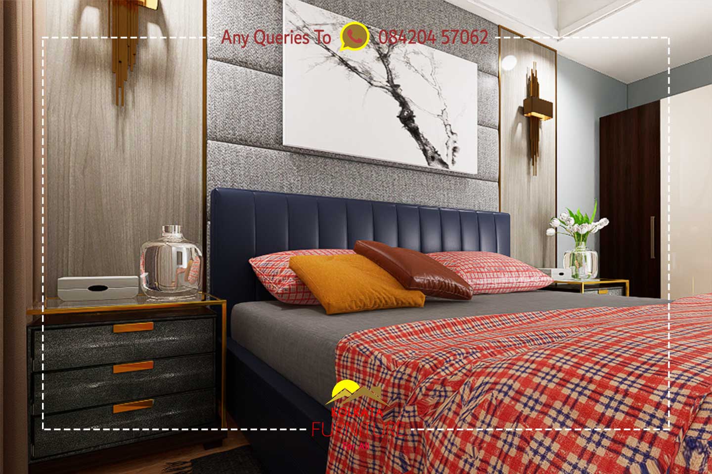 bedroom furniture set kolkata