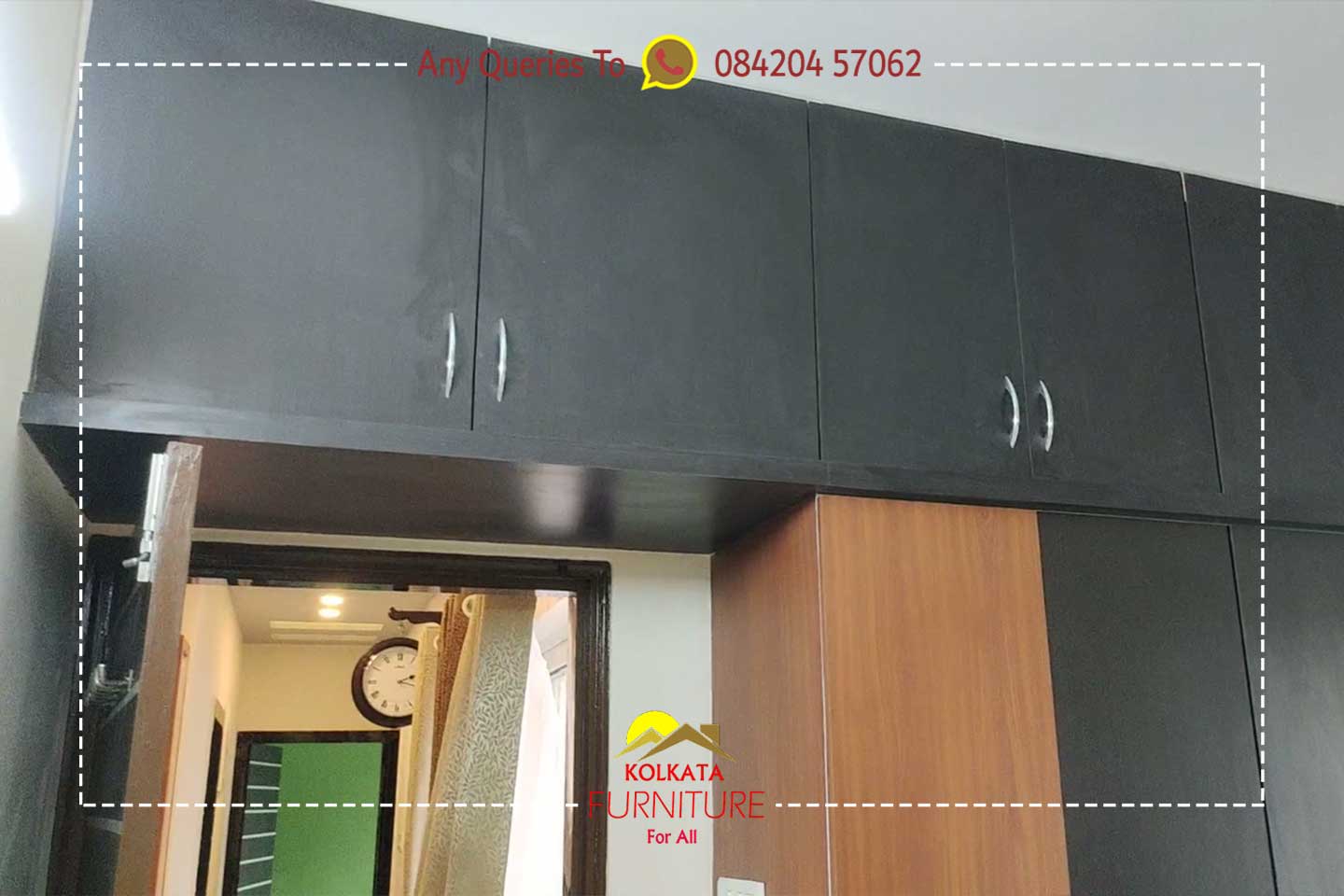Affordable Wall Wardrobe with Dressing Table