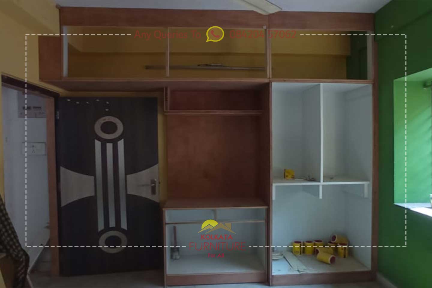 wardrobe cost per sq ft kolkata