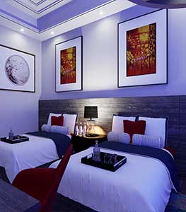 low price hotel room furniture set india