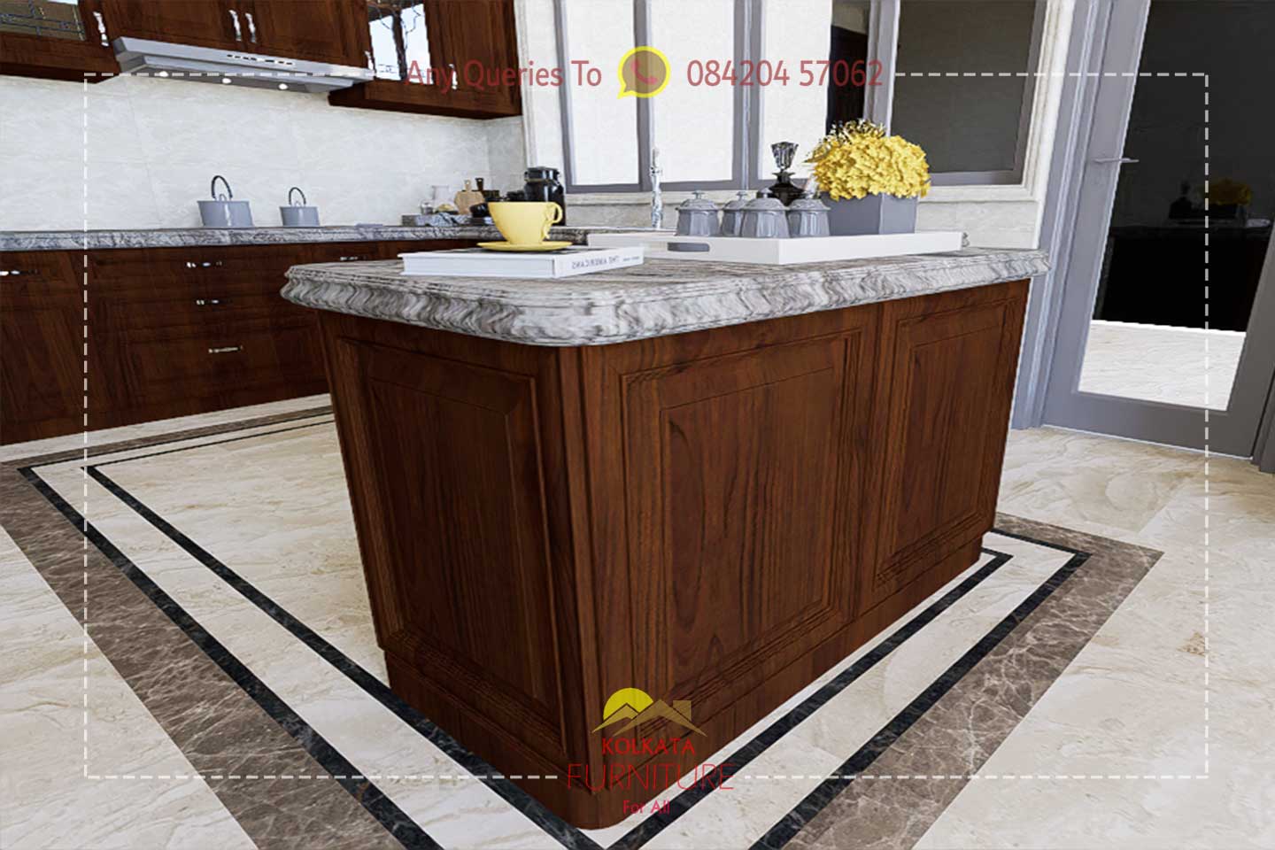 latest wooden kitchen cabinet price